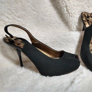 Sam Edelman Heel. Black. Size 9.